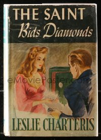 5c0111 THIEVES' PICNIC hardcover book 1942 Leslie Charteris' mystery novel The Saint Bids Diamonds!