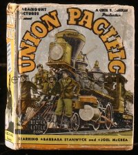 5c0028 UNION PACIFIC Better Little Book hardcover book 1939 w/scenes from Cecil B. DeMille's movie!