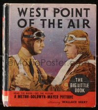 5c0029 WEST POINT OF THE AIR Big Little Book hardcover book 1934 with scenes from the Beery movie!