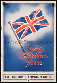 5c0348 SIXTY GLORIOUS YEARS English pressbook 1939 Anna Neagle as Queen Victoria, ultra rare!