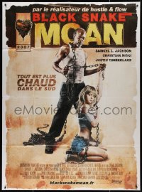 5c1056 BLACK SNAKE MOAN French 1p 2007 Samuel L. Jackson & sexy Christina Ricci in chains!