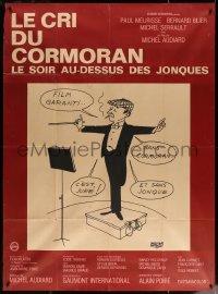5c1117 CRY OF THE CORMORAN French 1p 1971 great Jacques Faizant art of music conductor smoking!