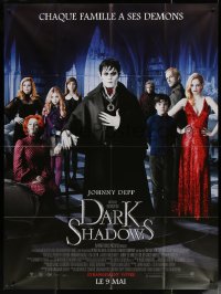 5c1124 DARK SHADOWS advance French 1p 2012 Johnny Depp, Michelle Pfeiffer, Helena Bonham Carter, Tim Burton