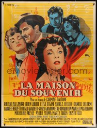 5c1227 HOUSE OF RICORDI French 1p 1955 Duccio Marvasi art of top cast, opera singer biography, rare!