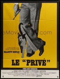 5c1289 LONG GOODBYE French 1p 1974 Robert Altman film noir, different image of cat & gun!
