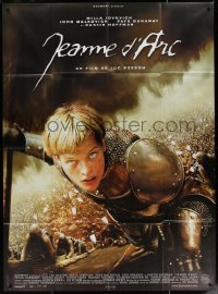 5c1309 MESSENGER French 1p 1999 directed by Luc Besson, c/u of Milla Jovovich as Joan of Arc!