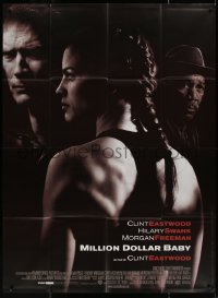 5c1313 MILLION DOLLAR BABY French 1p 2005 Clint Eastwood, boxer Hilary Swank, Morgan Freeman