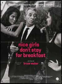 5c1337 NICE GIRLS DON'T STAY FOR BREAKFAST French 1p 2019 Robert Mitchum with two sexy women!