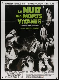 5c1340 NIGHT OF THE LIVING DEAD French 1p R2006 George Romero zombie classic, like the U.S. 1sheet!