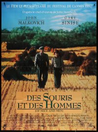 5c1347 OF MICE & MEN French 1p 1992 Gary Sinise, John Malkovich, from classic John Steinbeck novel!