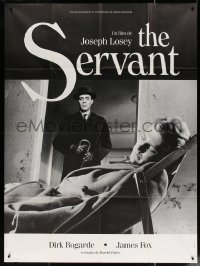 5c1398 SERVANT French 1p R1990s Dirk Bogarde, written by Harold Pinter, directed by Joseph Losey!