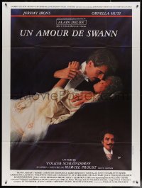 5c1428 SWANN IN LOVE French 1p 1984 Schlondorff's Un Amour de Swann, Jeremy Irons, Ornella Muti!