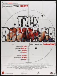 5c1446 TRUE ROMANCE French 1p 1993 Christian Slater, Patricia Arquette, written by Quentin Tarantino