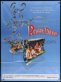 5c1465 WHO FRAMED ROGER RABBIT French 1p 1988 Robert Zemeckis, Bob Hoskins, cartoon/live action!