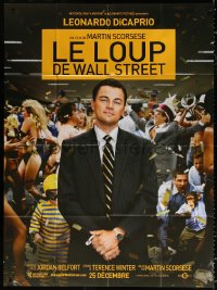 5c1469 WOLF OF WALL STREET teaser French 1p 2013 Martin Scorsese directed, Leonardo DiCaprio!