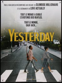 5c1475 YESTERDAY teaser French 1p 2019 Danny Boyle, only Himesh Patel remembers the Beatles!