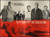 5c0989 PASSION OF SLOWFIRE French 4p 1961 Edouard Molinaro's La mort de Belle, Jean Desailly!