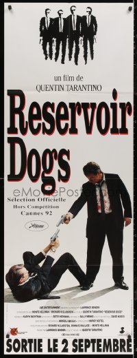 5c0998 RESERVOIR DOGS French door panel 1992 Quentin Tarantino, Harvey Keitel, Steve Buscemi, Penn