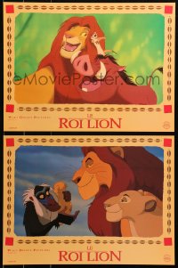 5c1001 LION KING 11 French LCs 1994 classic Disney cartoon set in Africa, great images!