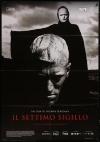 5c0958 SEVENTH SEAL Italian 1p R2018 Ingmar Bergman classic, Max Von Sydow, Bengt Ekerot as Death!