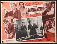5c0499 DIABOLIQUE Mexican LC 1955 Signoret & Vera Clouzot in Henri-Georges Clouzot's Les Diaboliques!