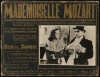 5c0521 MADEMOISELLE MOZART Mexican LC 1936 close up of Danielle Darrieux staring at man in tuxedo!