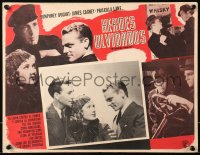 5c0536 ROARING TWENTIES Mexican LC R1950s James Cagney, Priscilla Lane, Humphrey Bogart in border!