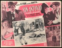 5c0539 SAN ANTONIO Mexican LC R1950s great close up of Errol Flynn smoking after killing a man!