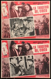 5c0480 WAGONS ROLL AT NIGHT 3 Mexican LCs R1950s Humphrey Bogart, Joan Leslie, Eddie Albert, Sidney