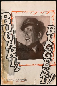 5c0353 ACTION IN THE NORTH ATLANTIC pressbook 1943 great images of Humphrey Bogart in World War II!