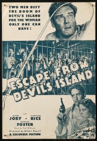 5c0384 ESCAPE FROM DEVIL'S ISLAND pressbook 1935 Victor Jory, Florence Rice, Norman Foster, rare!