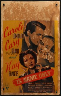 5c0615 IN NAME ONLY WC 1939 close up of beautiful Carole Lombard & Cary Grant + pretty Kay Francis!