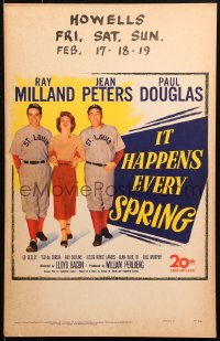 5c0618 IT HAPPENS EVERY SPRING WC 1949 Ray Milland & Douglas, St. Louis Cardinals baseball, rare!