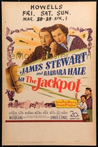 5c0620 JACKPOT WC 1950 James Stewart wins a radio show contest, but can't afford the prize!