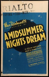 5c0637 MIDSUMMER NIGHT'S DREAM WC 1935 William Dieterle, Max Reinhardt & Shakespeare, very rare!