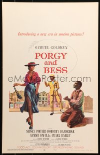 5c0655 PORGY & BESS WC 1959 art of Sidney Poitier, Dorothy Dandridge & Sammy Davis Jr.!
