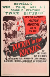 5c0664 ROCKIN' IN THE ROCKIES WC 1945 Mary Beth Hughes, Hoosier Hotshots, but no Three Stooges!