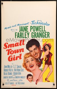 5c0679 SMALL TOWN GIRL WC 1953 Jane Powell, Farley Granger, super sexy Ann Miller's legs!