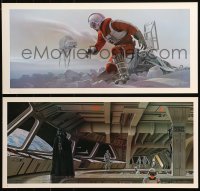 5c0266 EMPIRE STRIKES BACK 10x22 art portfolio 1980 George Lucas classic, 24 McQuarrie prints!