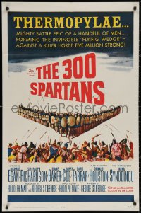 5d0009 300 SPARTANS 1sh 1962 Richard Egan in Ancient Greece, The mighty battle of Thermopylae!