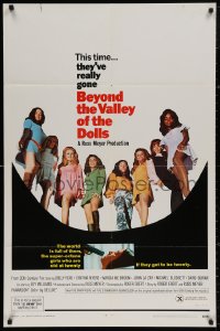 5d0103 BEYOND THE VALLEY OF THE DOLLS 1sh 1970 Russ Meyer's girls who are old at twenty, Roger Ebert