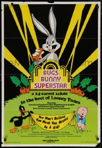 5d0151 BUGS BUNNY SUPERSTAR 25x38 1sh 1975 a 24-carrot salute to the best of Looney Tunes!