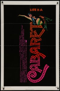 5d0159 CABARET 1sh 1972 Liza Minnelli in Nazi Germany, directed by Bob Fosse, Joseph Caroff art!