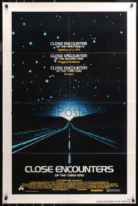5d0209 CLOSE ENCOUNTERS OF THE THIRD KIND 1sh 1977 Steven Spielberg sci-fi classic, Dreyfuss!