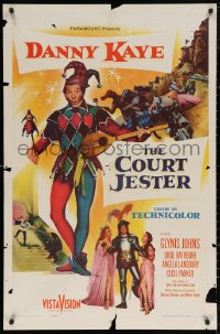 5d0230 COURT JESTER 1sh 1955 classic wacky Danny Kaye, Glynis Johns, Basil Rathbone