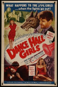 5d0250 DANCE HALL 1sh 1950 Ealing, Diana Dors & Petula Clark are young Dance Hall Girls, very rare!