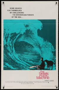 5d0357 FANTASTIC PLASTIC MACHINE 1sh 1969 surfing, challenge the mysterious forces of the sea!