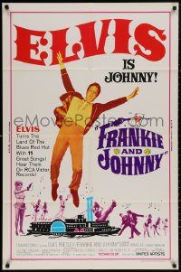 5d0400 FRANKIE & JOHNNY 1sh 1966 Elvis Presley turns the land of the blues red hot!