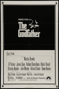 5d0456 GODFATHER 1sh 1972 Francis Ford Coppola crime classic, great art by S. Neil Fujita!