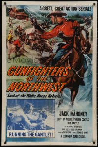 5d0485 GUNFIGHTERS OF THE NORTHWEST chapter 5 1sh 1954 Jock Mahoney in the mightiest super-serial of all